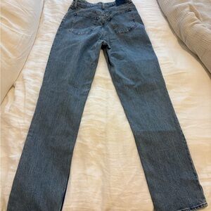 Abercrombie & Fitch Women's Straight Leg Blue Jeans